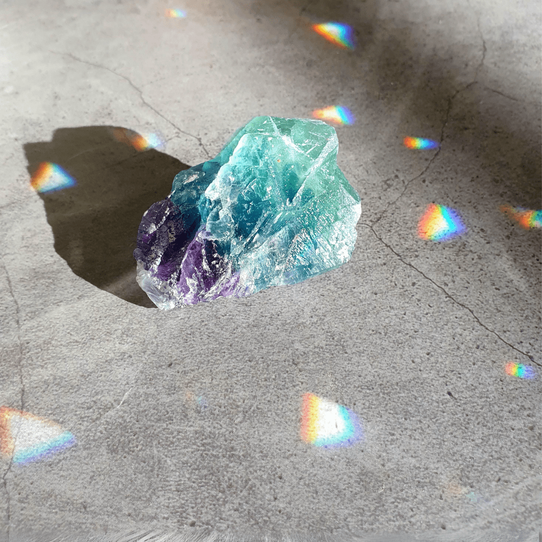 La piedra de Acuario, la fluorita