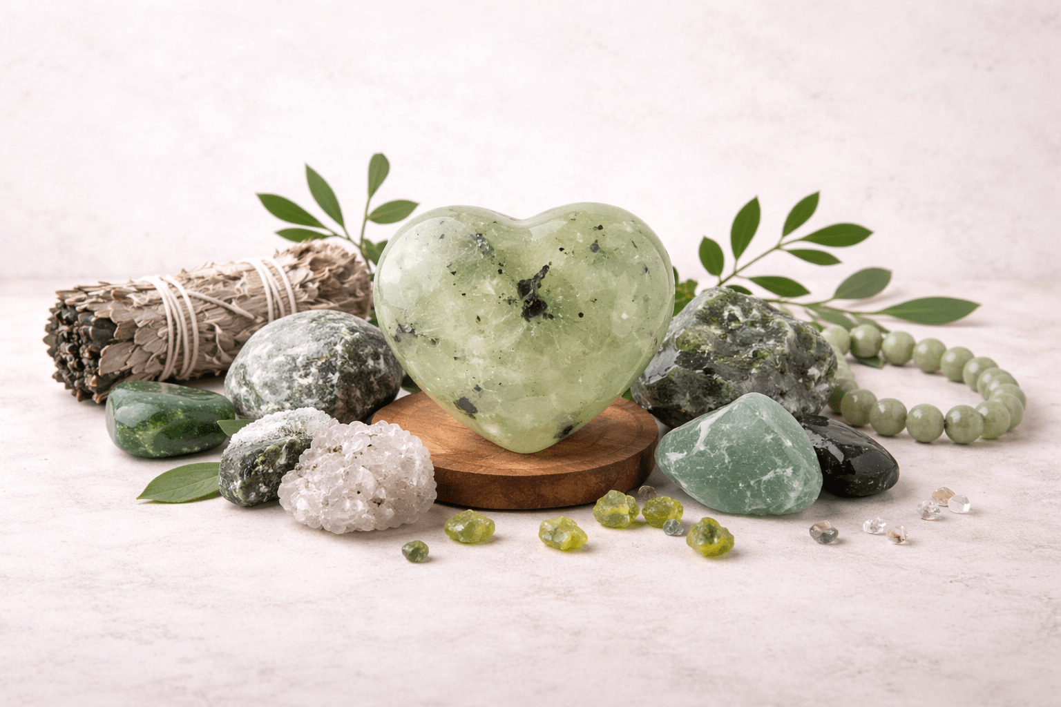 Prehnita: la energía de una piedra de calma y percepción